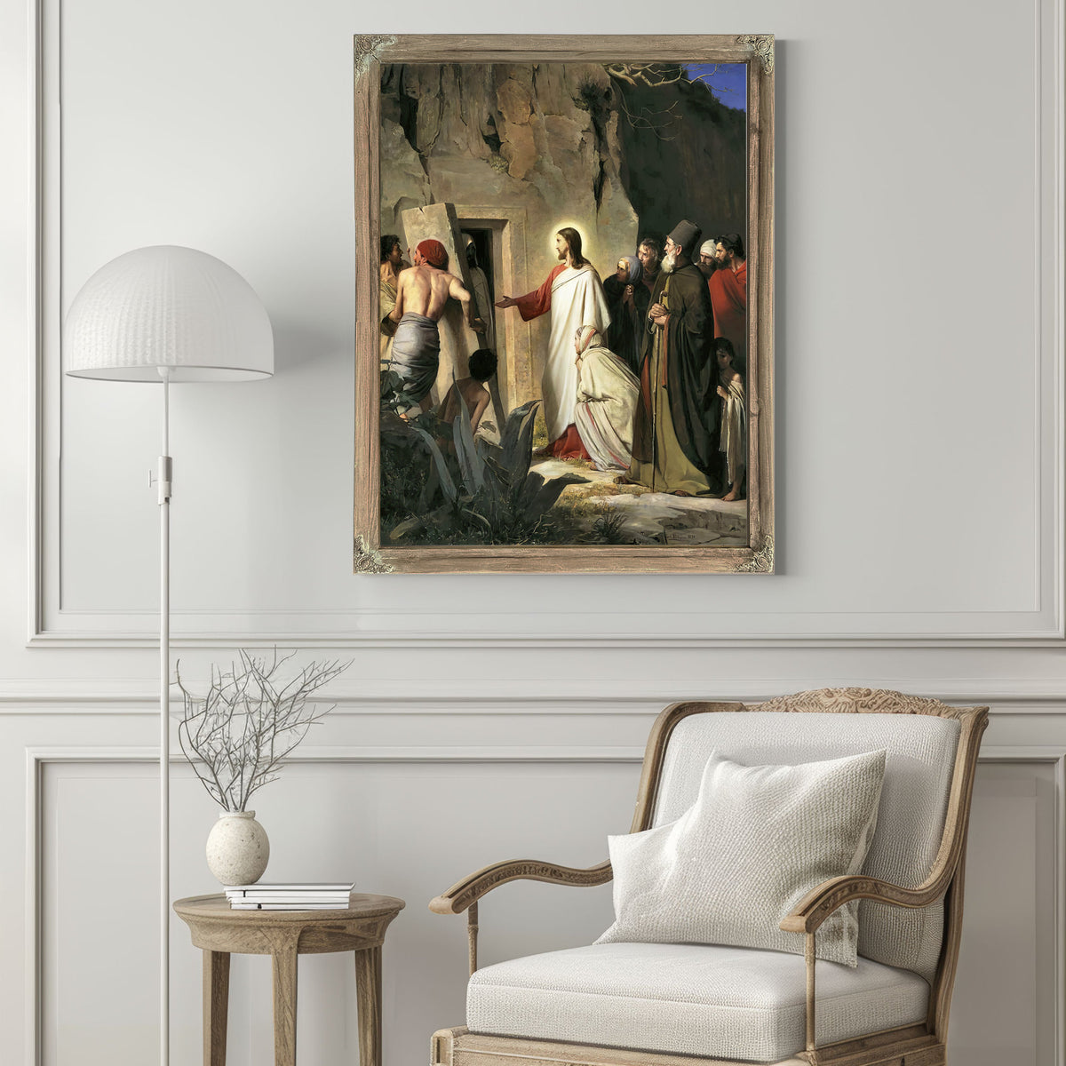 The Raising Lazarus By Carl Bloch