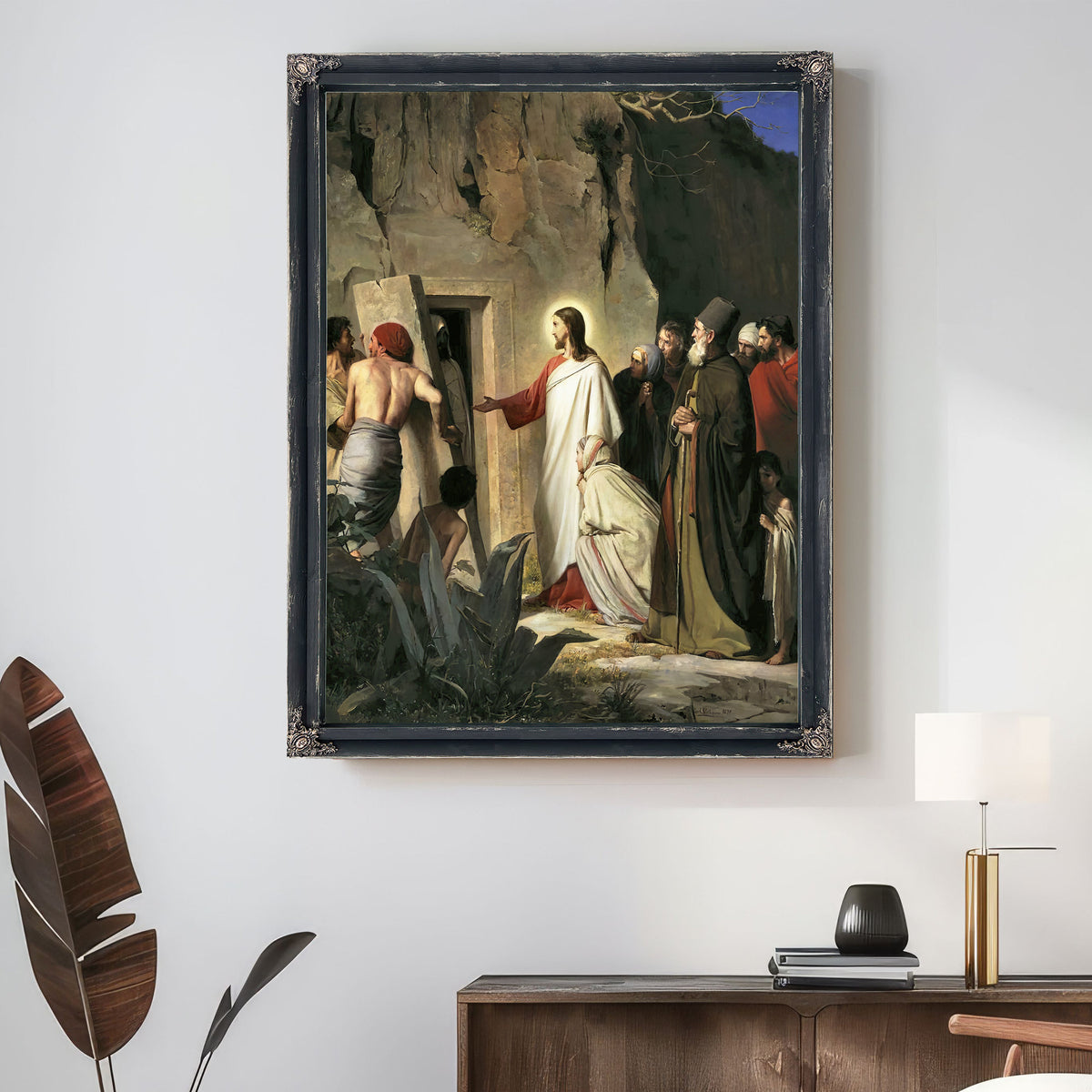 The Raising Lazarus By Carl Bloch