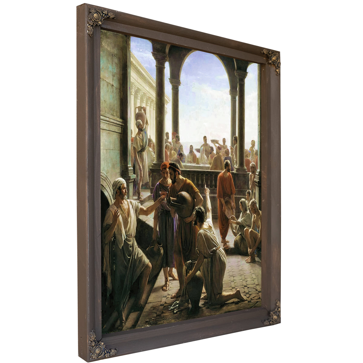 Turning Water to Wine Wedding Cana By Carl Bloch