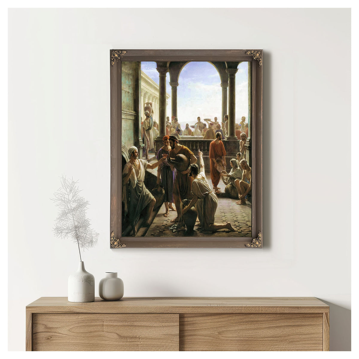 Turning Water to Wine Wedding Cana By Carl Bloch