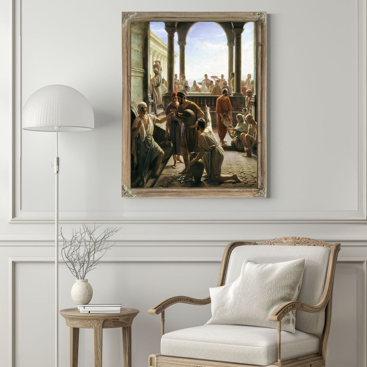Turning Water to Wine Wedding Cana By Carl Bloch