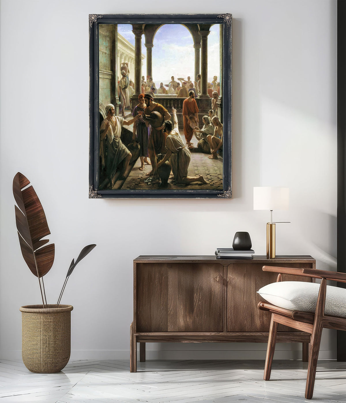Turning Water to Wine Wedding Cana By Carl Bloch