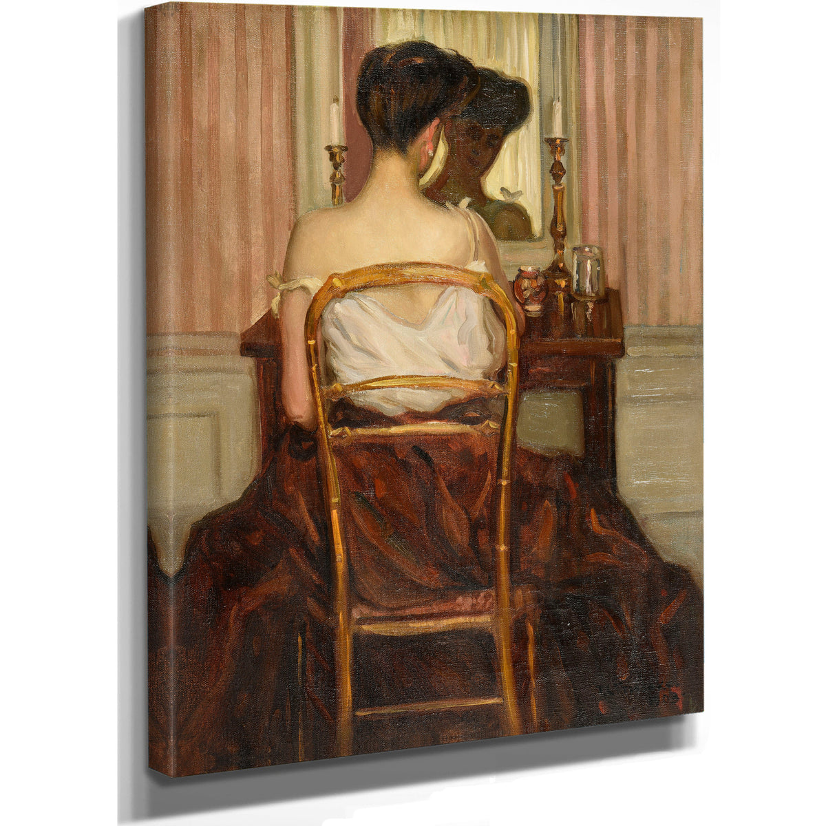 Devant la Glace By Carl Frieseke