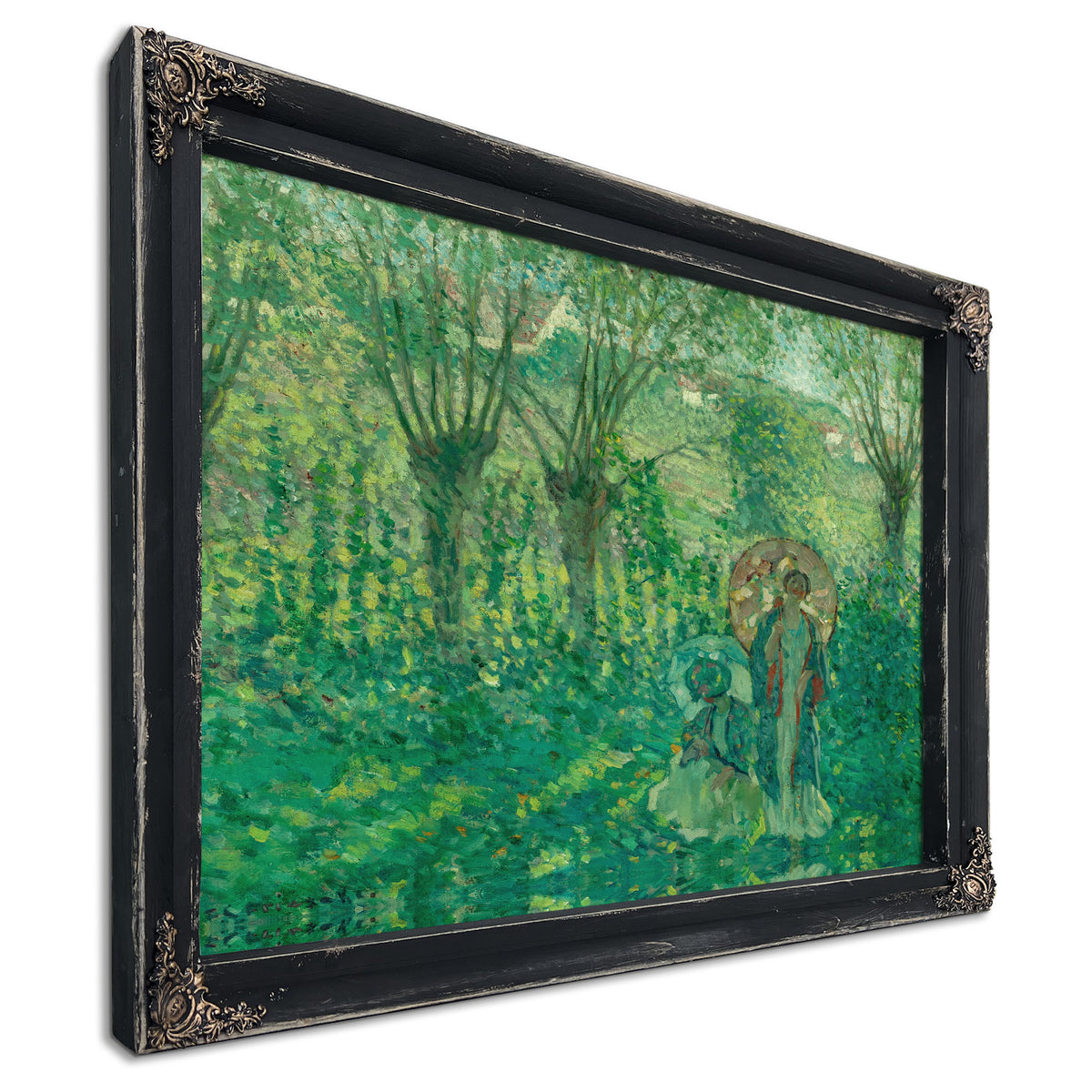 En Promenade By Carl Frieseke