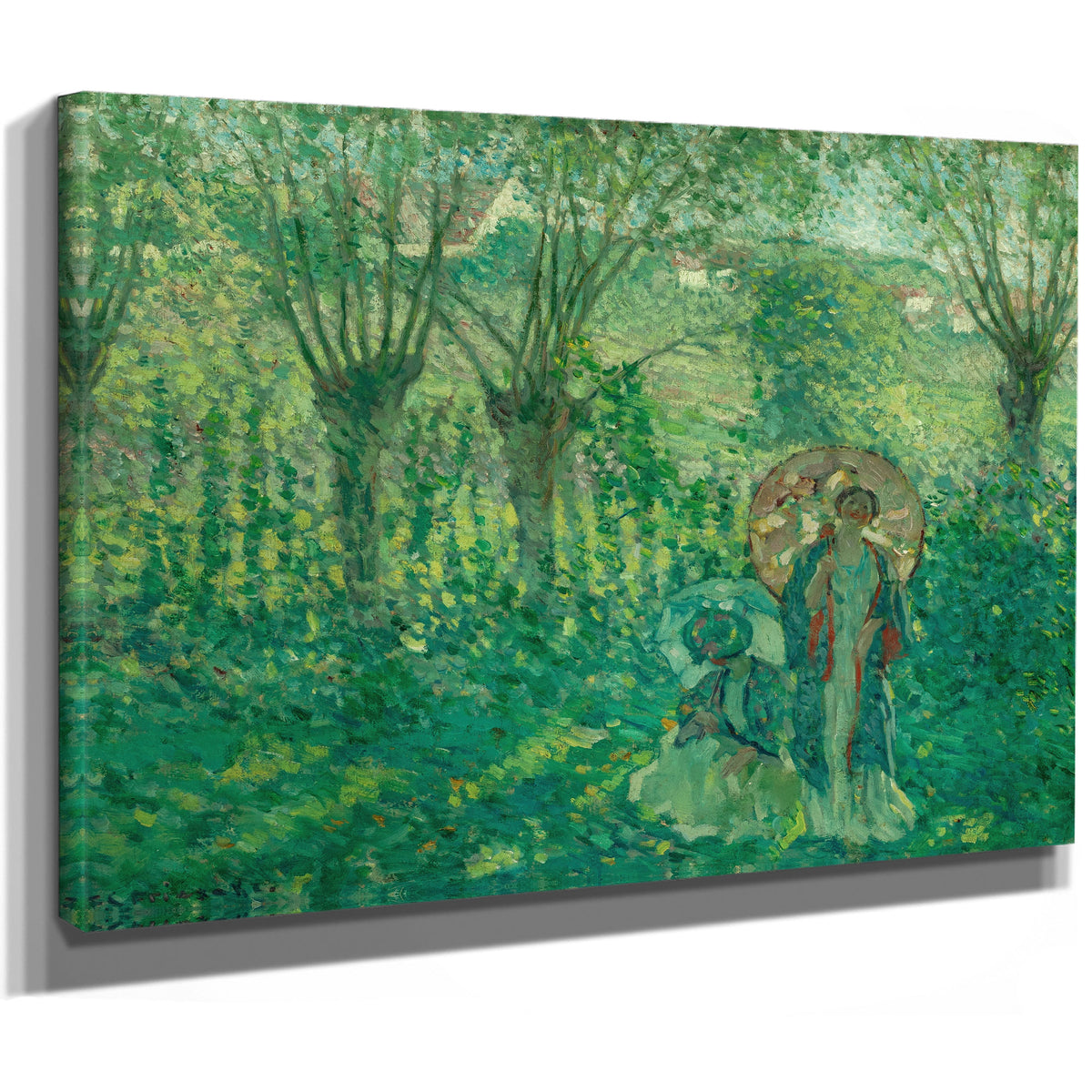 En Promenade By Carl Frieseke