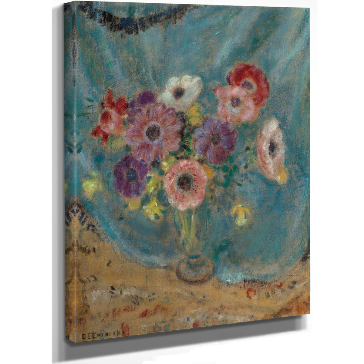 Floral Still Life By Carl Frieseke