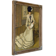 Girl Reading By Carl Frieseke