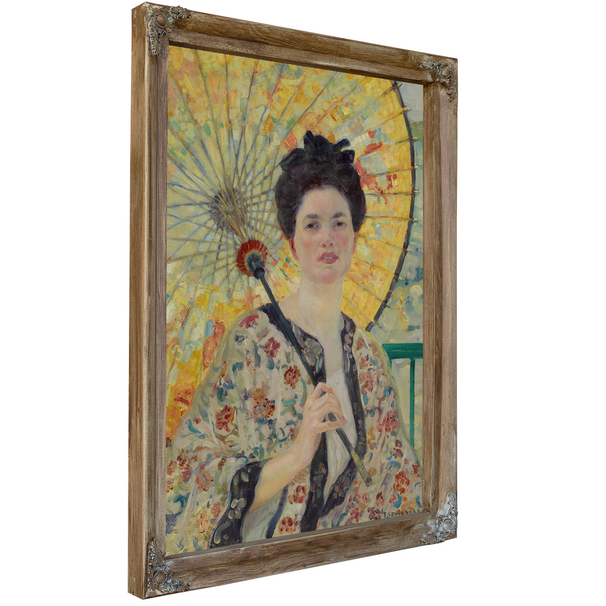 Japanese Parasol 02 By Carl Frieseke
