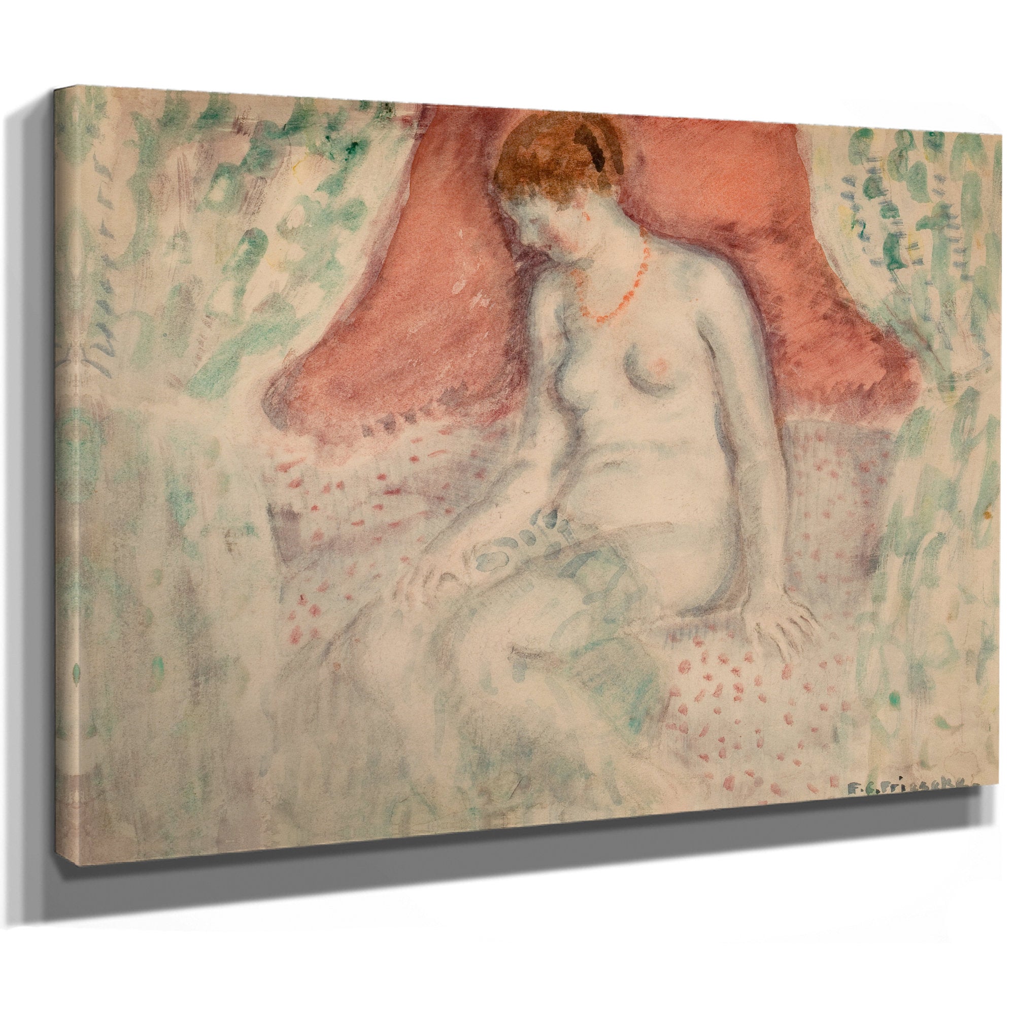 Nude By Carl Frieseke