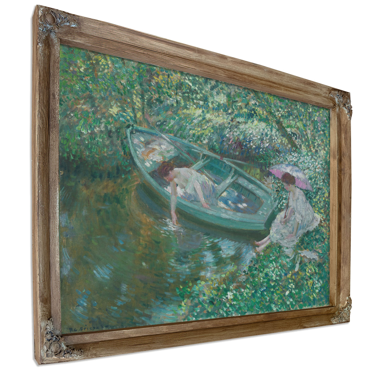 Repose Noonday By Carl Frieseke