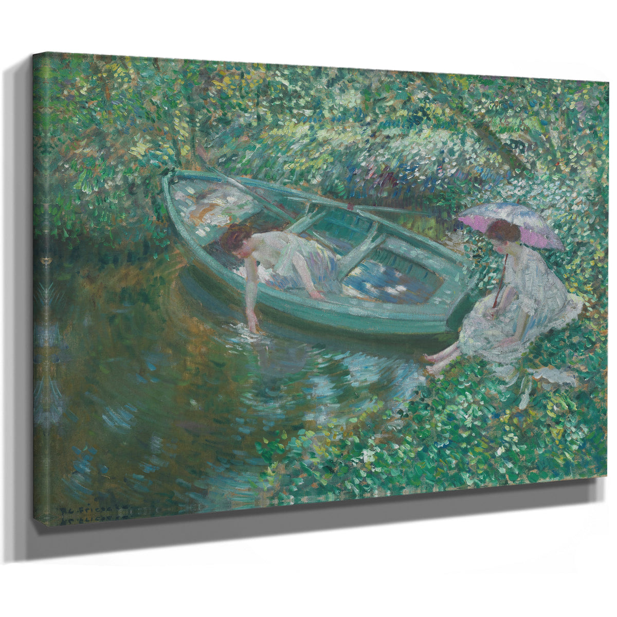 Repose Noonday By Carl Frieseke