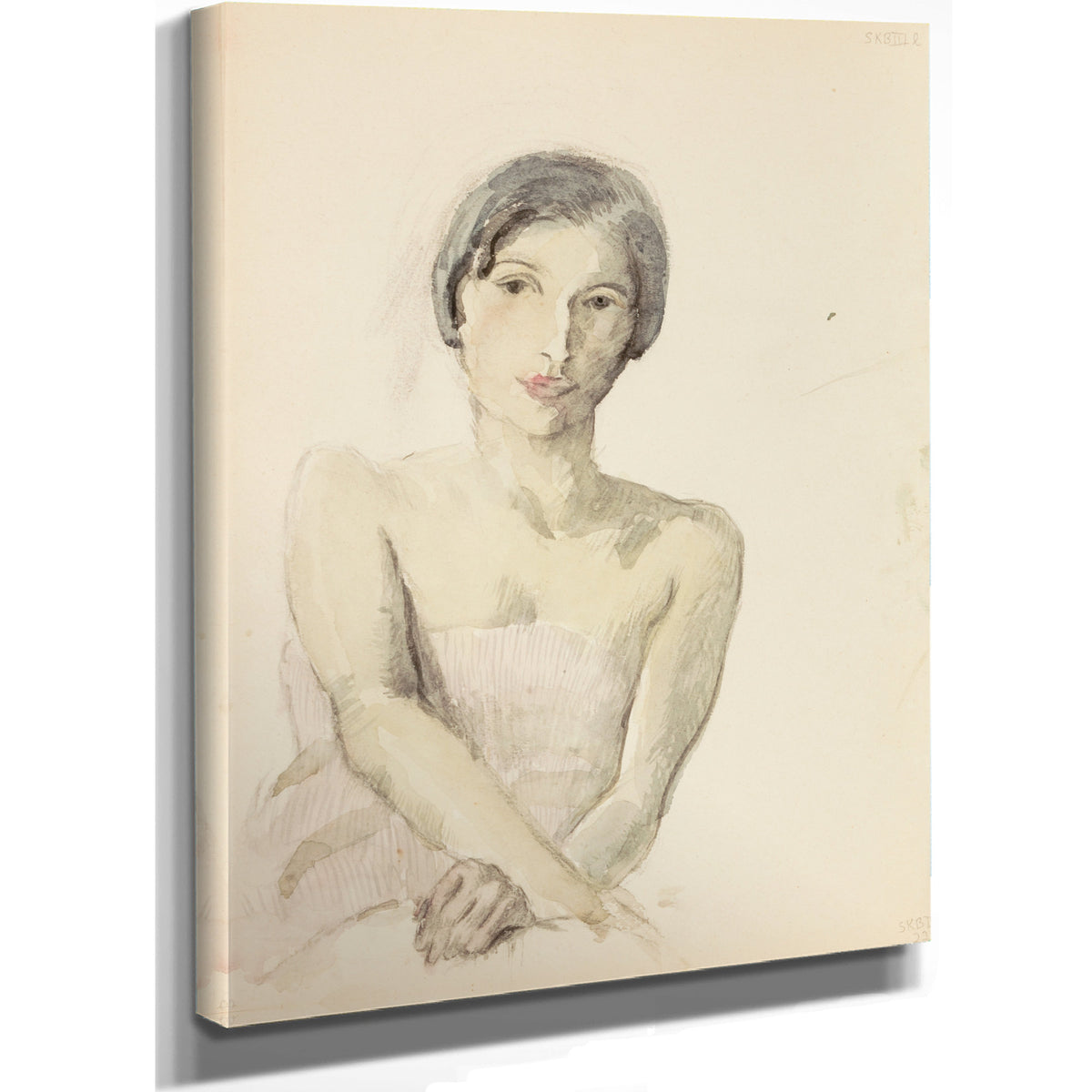 Sketchbook Sketch By Carl Frieseke