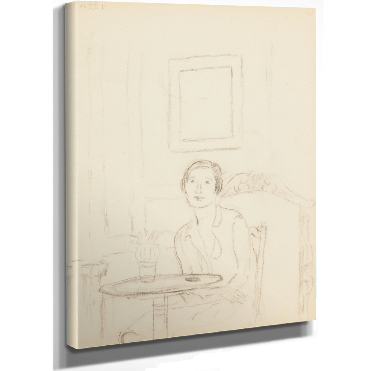 Sketchbook Sketch 4 By Carl Frieseke