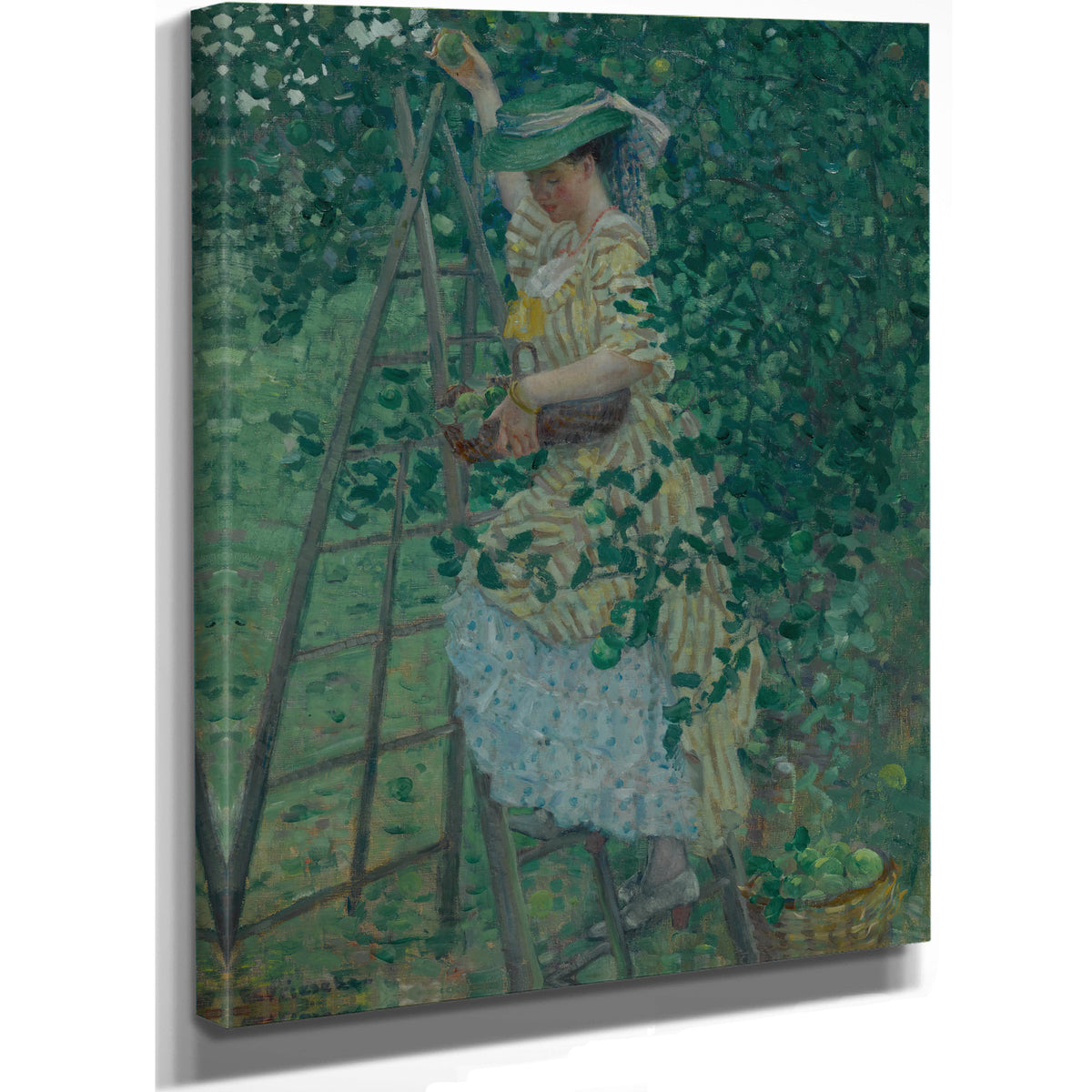 The Apple Tree By Carl Frieseke