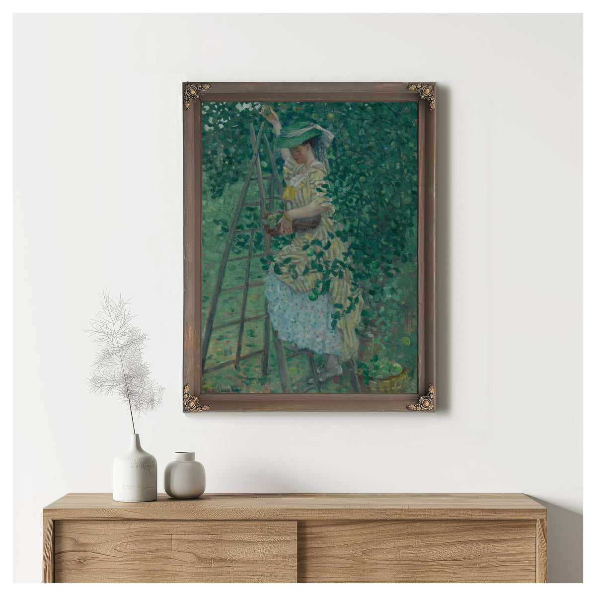 The Apple Tree By Carl Frieseke