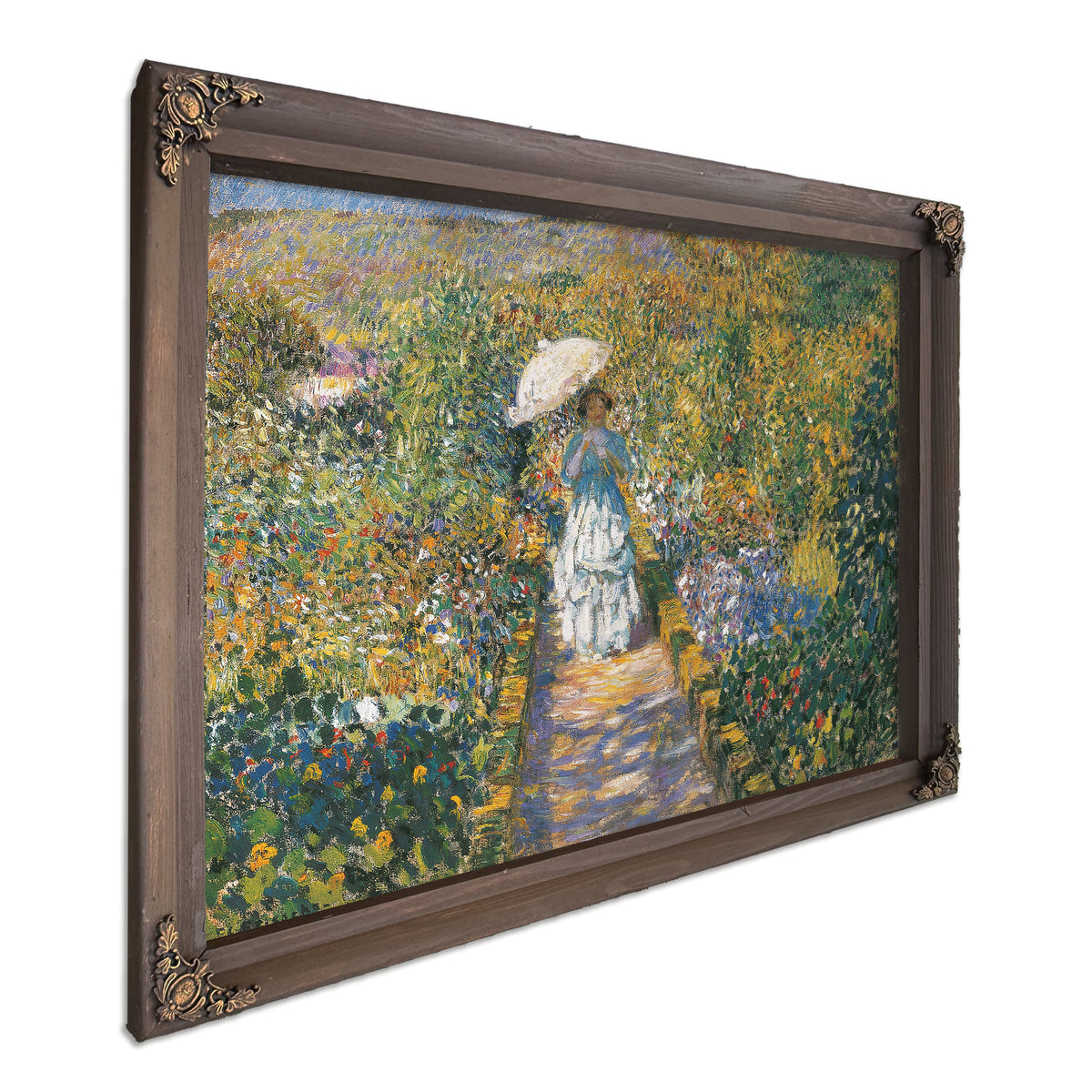 The Garden Path By Carl Frieseke