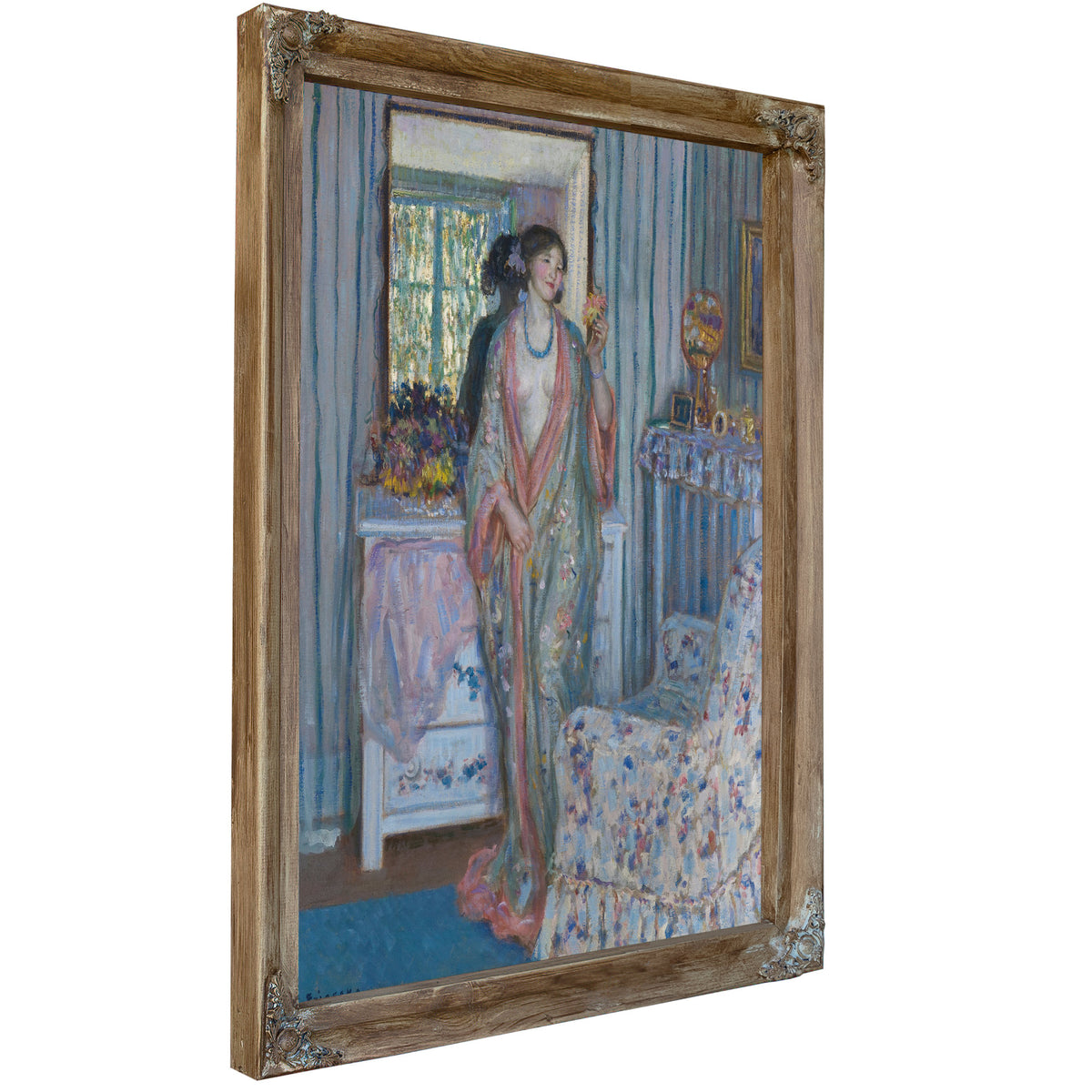 The Robe By Carl Frieseke