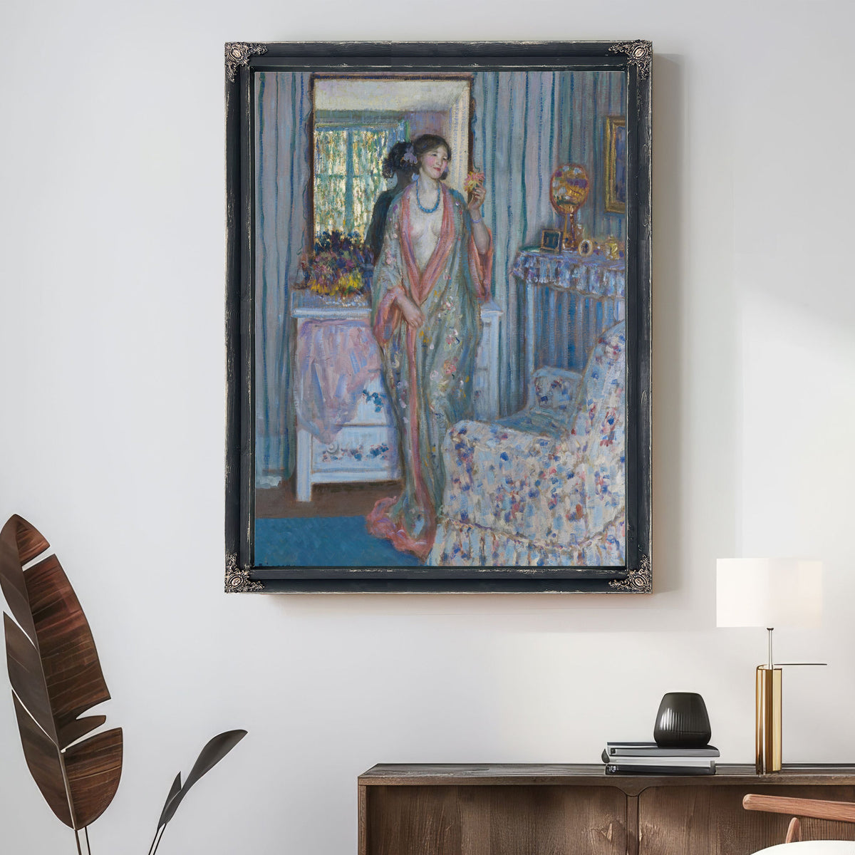 The Robe By Carl Frieseke