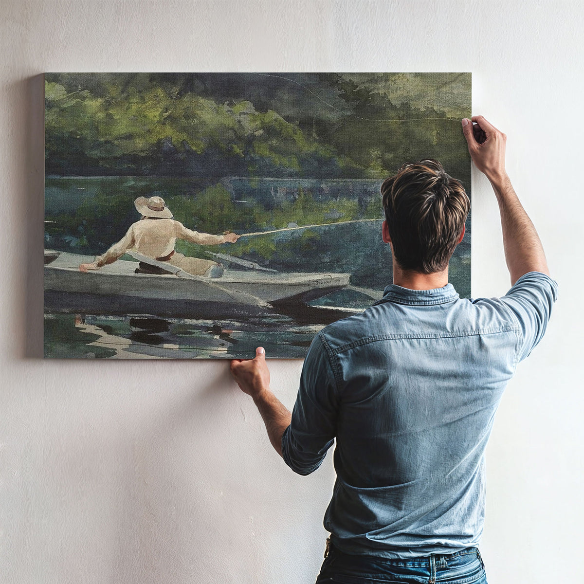 Casting, Number Two By Winslow Homer