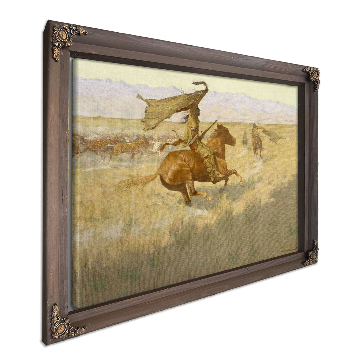 Change Of Ownership The Stampede Horse Thieves by Frederic Remington