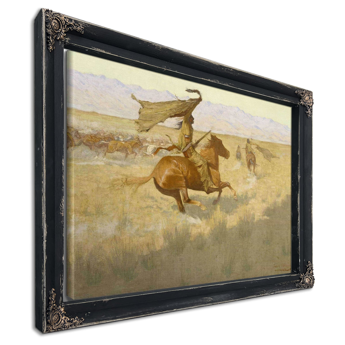 Change Of Ownership The Stampede Horse Thieves by Frederic Remington