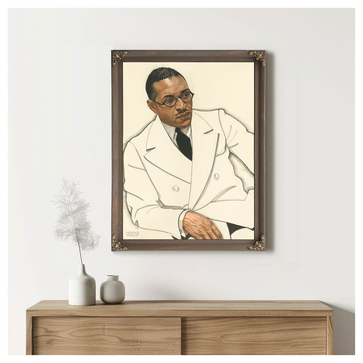 Charles Spurgeon Johnson by Winold Reiss