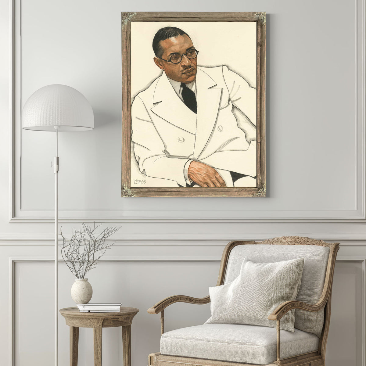 Charles Spurgeon Johnson by Winold Reiss