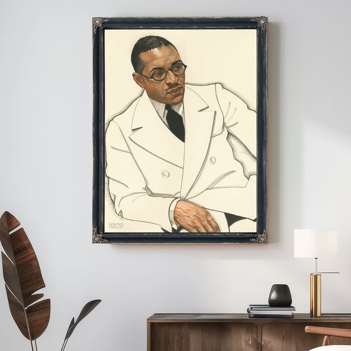 Charles Spurgeon Johnson by Winold Reiss