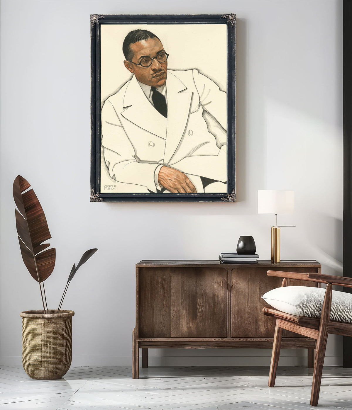 Charles Spurgeon Johnson by Winold Reiss