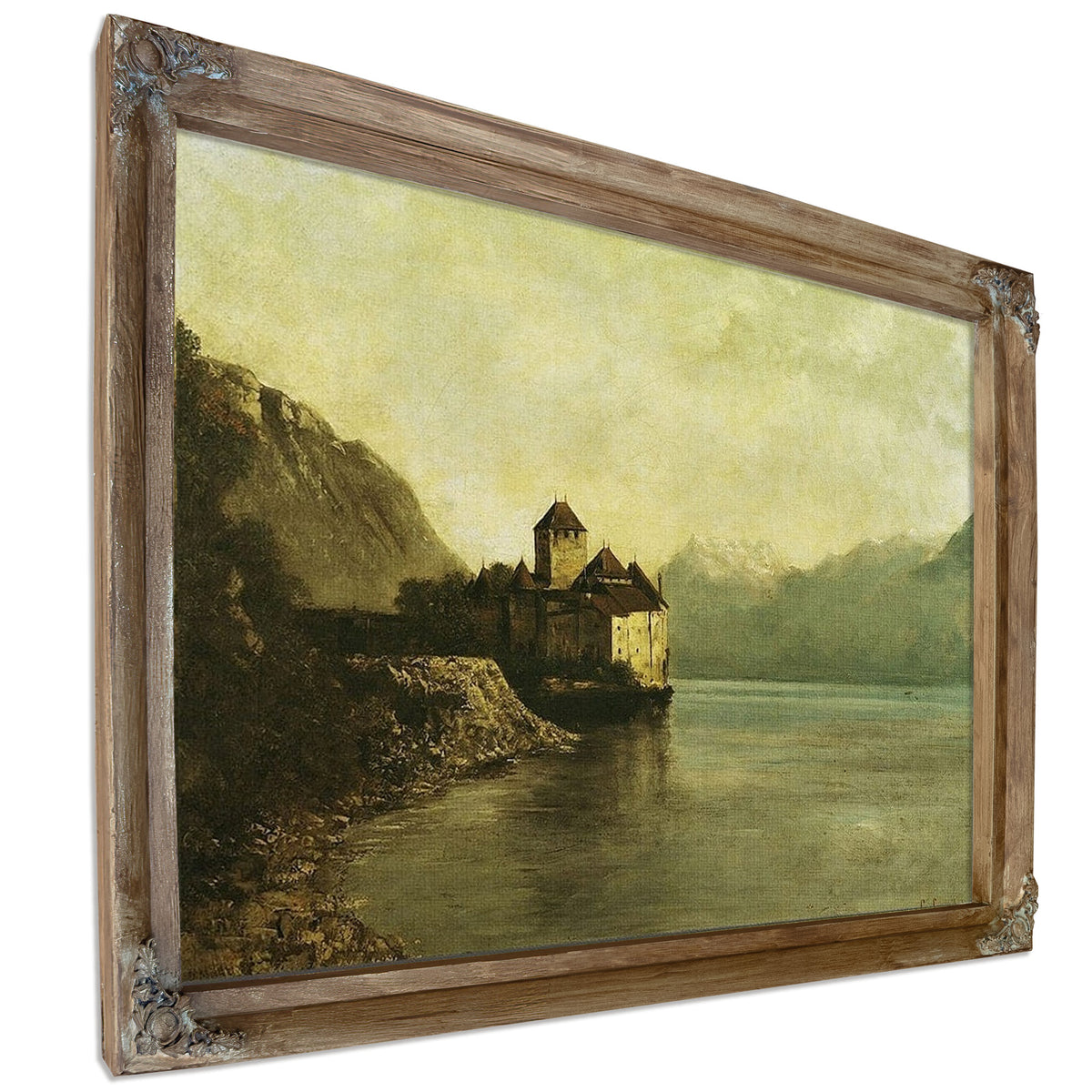 Chateau De Chillon By Jean Desire Gustave Courbet