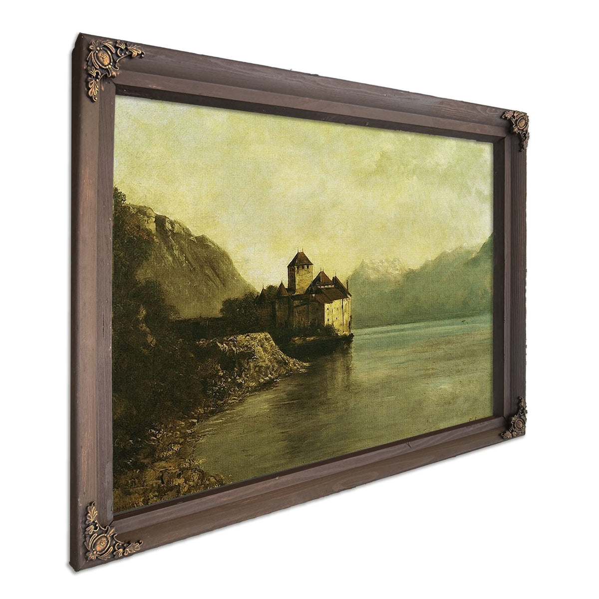 Chateau De Chillon By Jean Desire Gustave Courbet