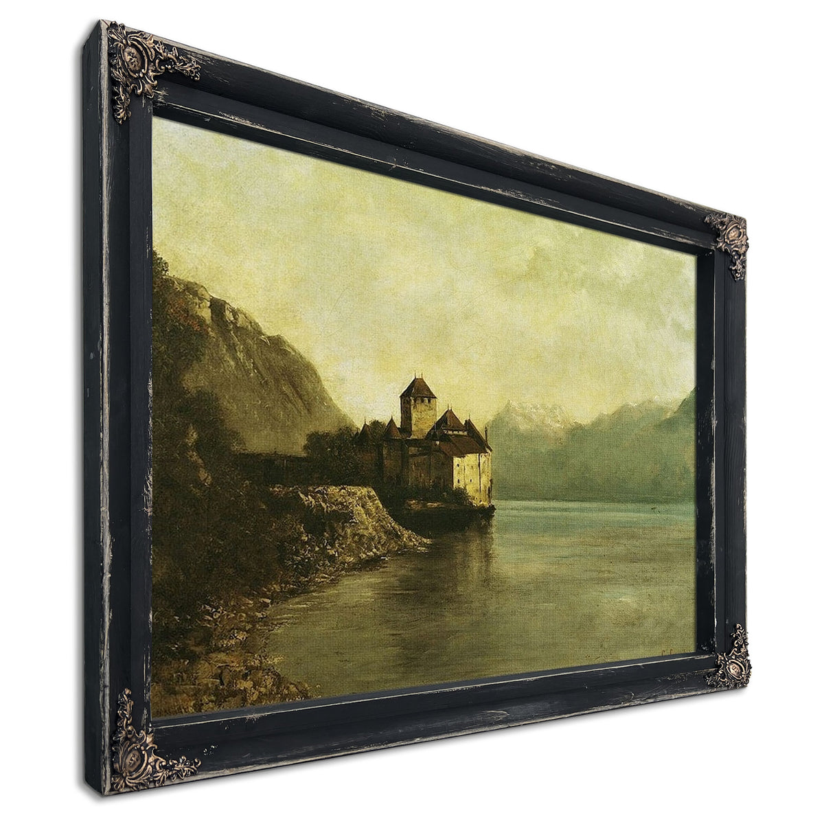 Chateau De Chillon By Jean Desire Gustave Courbet