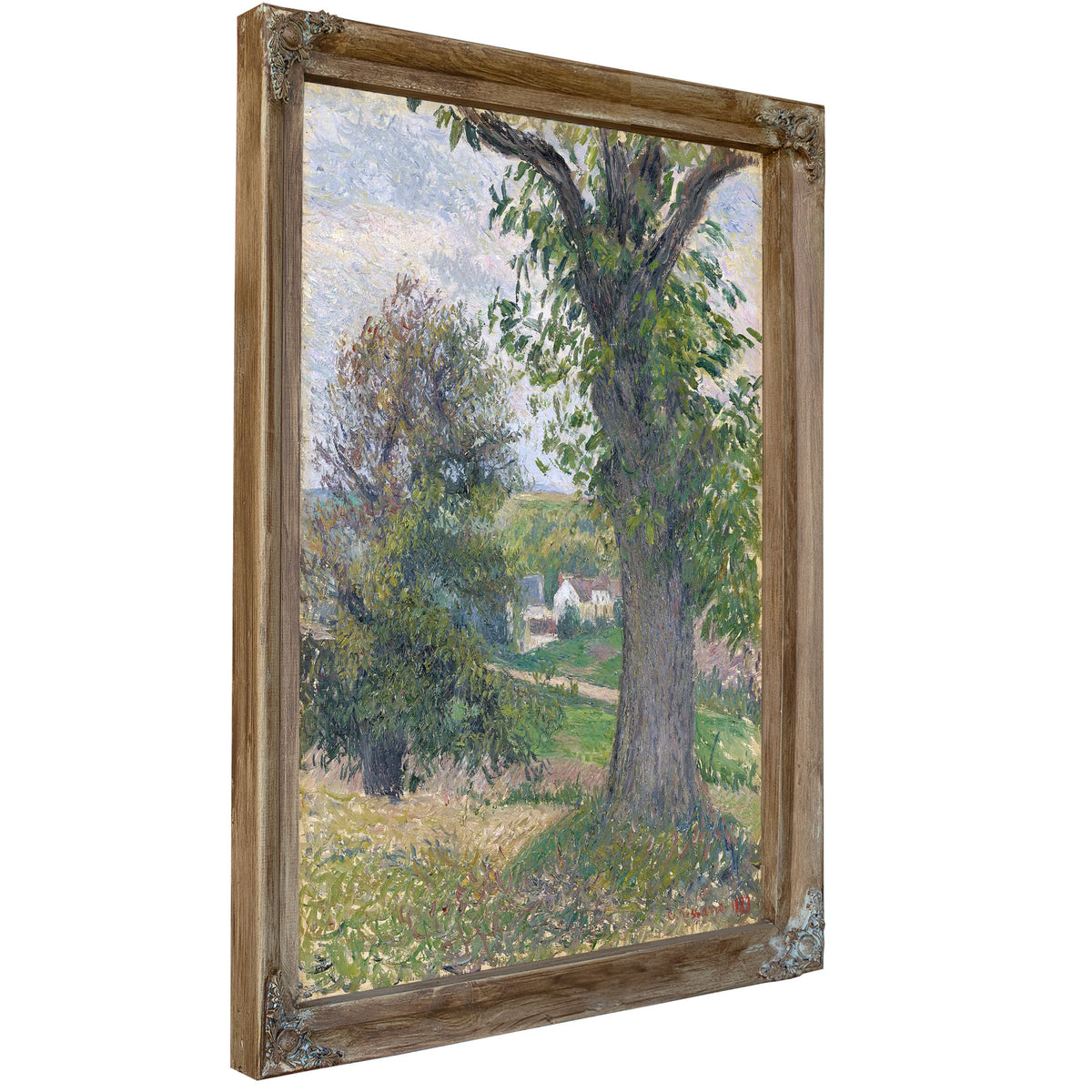 Chestnut Trees In Osny by Camille Pissarro
