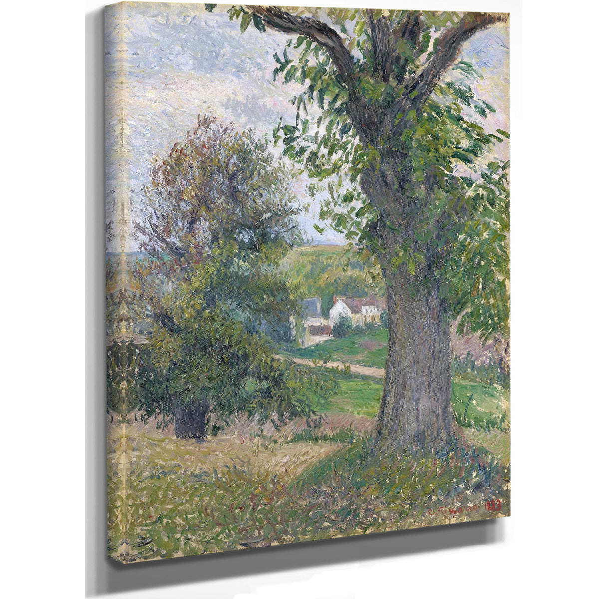 Chestnut Trees In Osny by Camille Pissarro