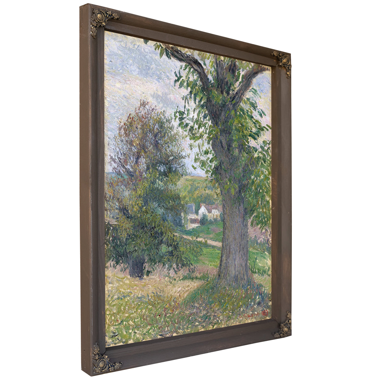 Chestnut Trees In Osny by Camille Pissarro