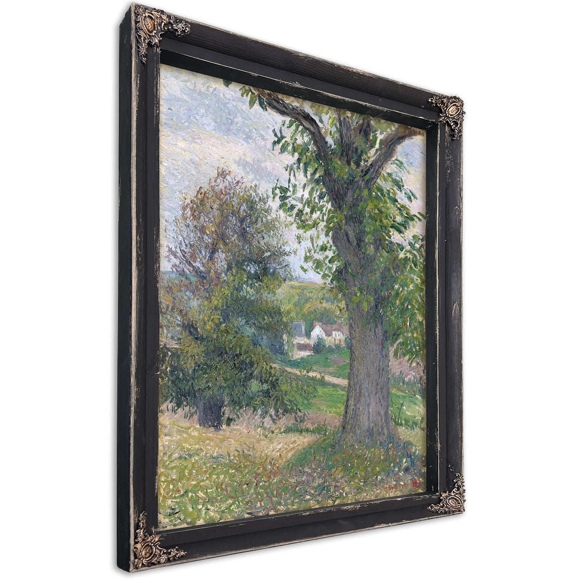 Chestnut Trees In Osny by Camille Pissarro