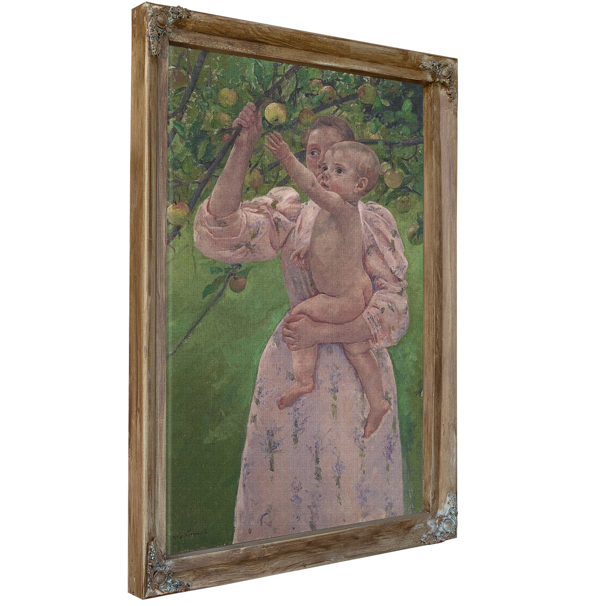 Child Picking A Fruit (Enfant Cueillant Un Fruit) By Mary Cassatt