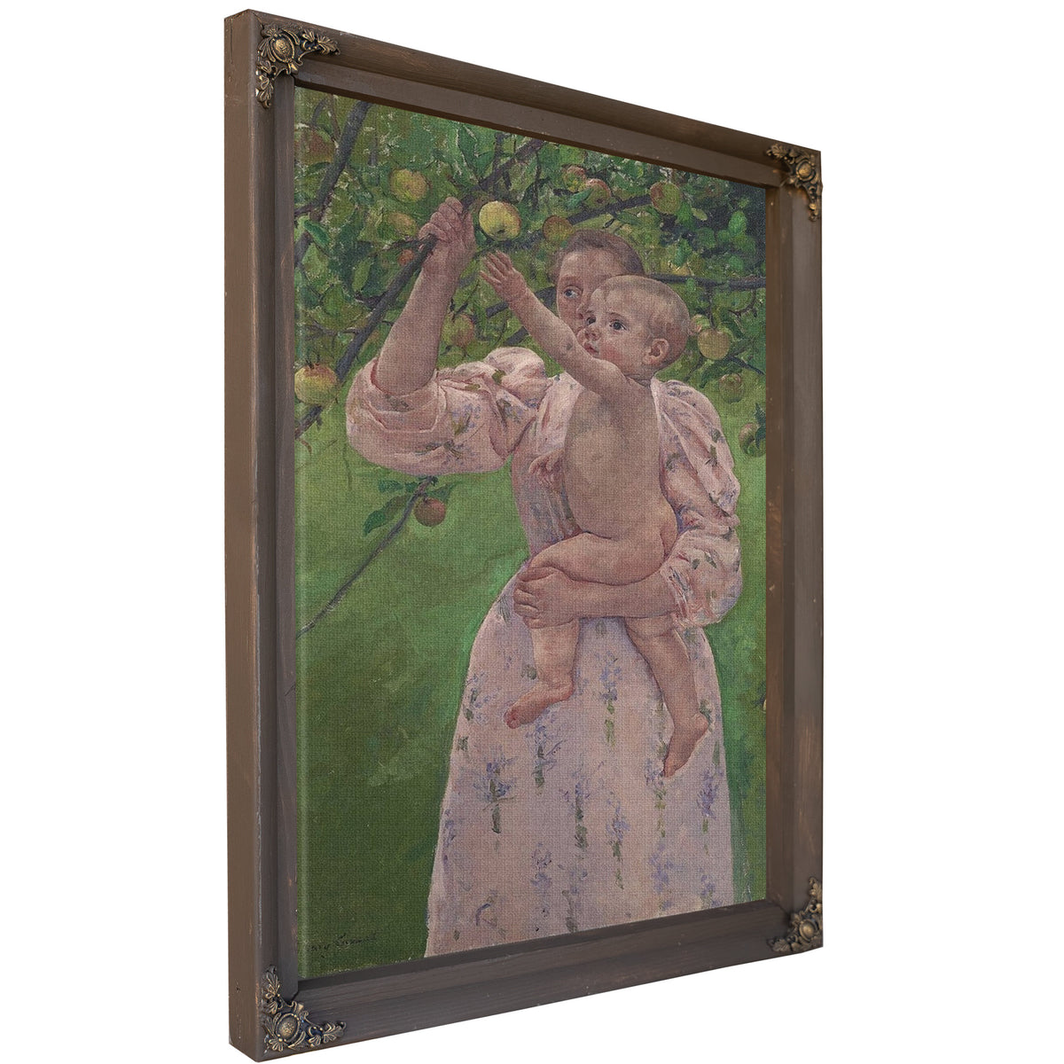 Child Picking A Fruit (Enfant Cueillant Un Fruit) By Mary Cassatt