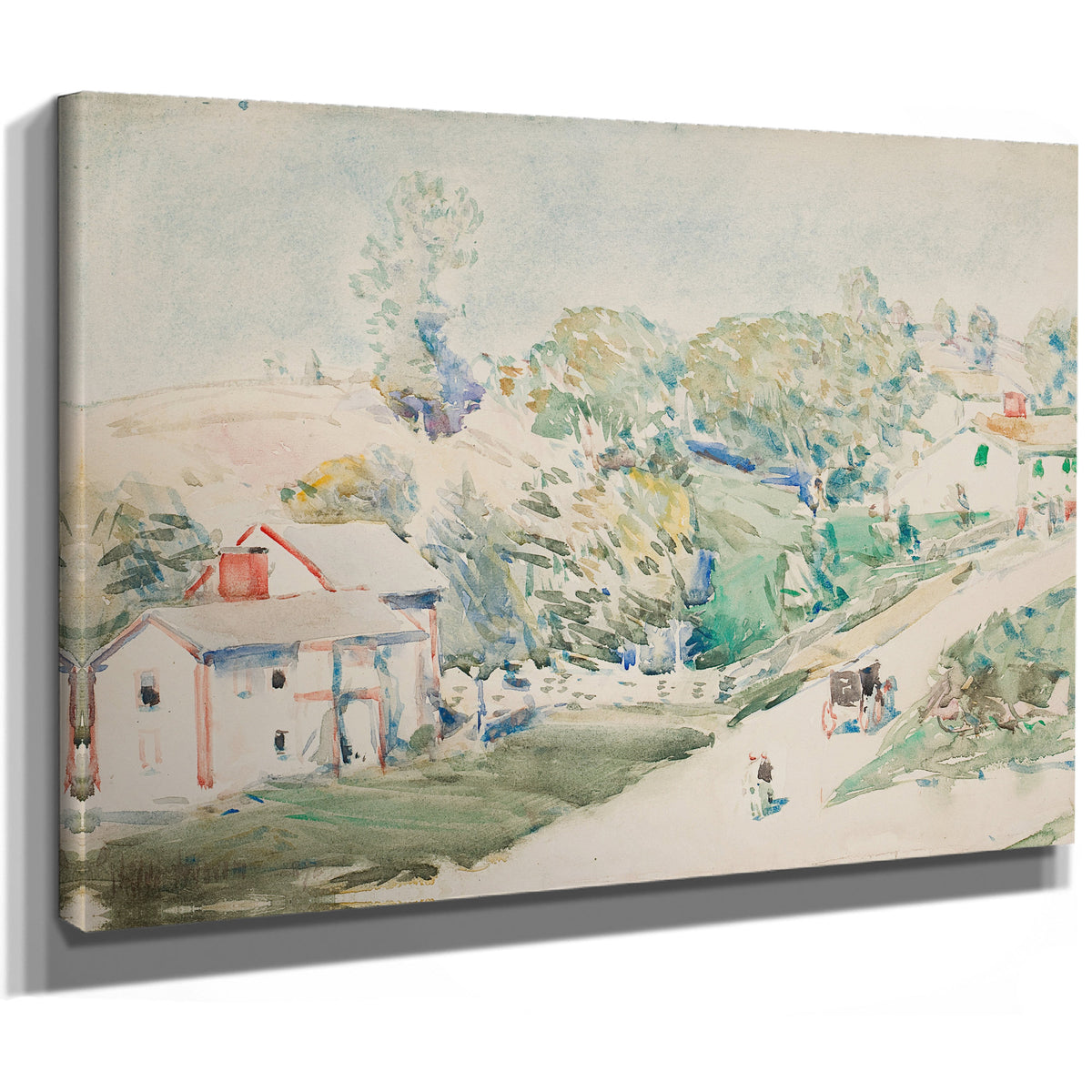 Country Road By Childe Hassam