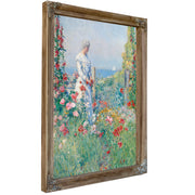 In Garden Celia Thaxter Her Garden By Childe Hassam