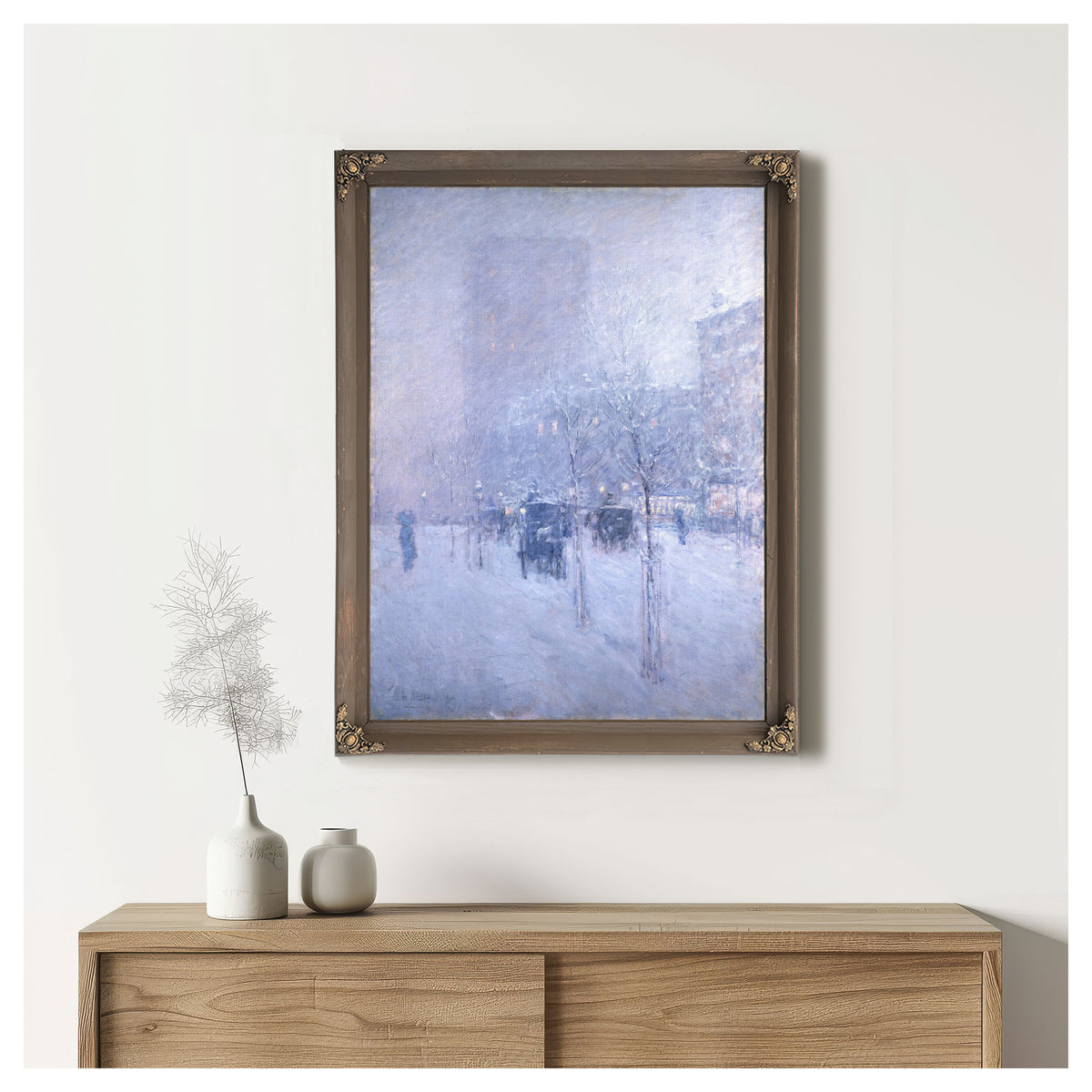 Late Afternoon New York Winter By Childe Hassam