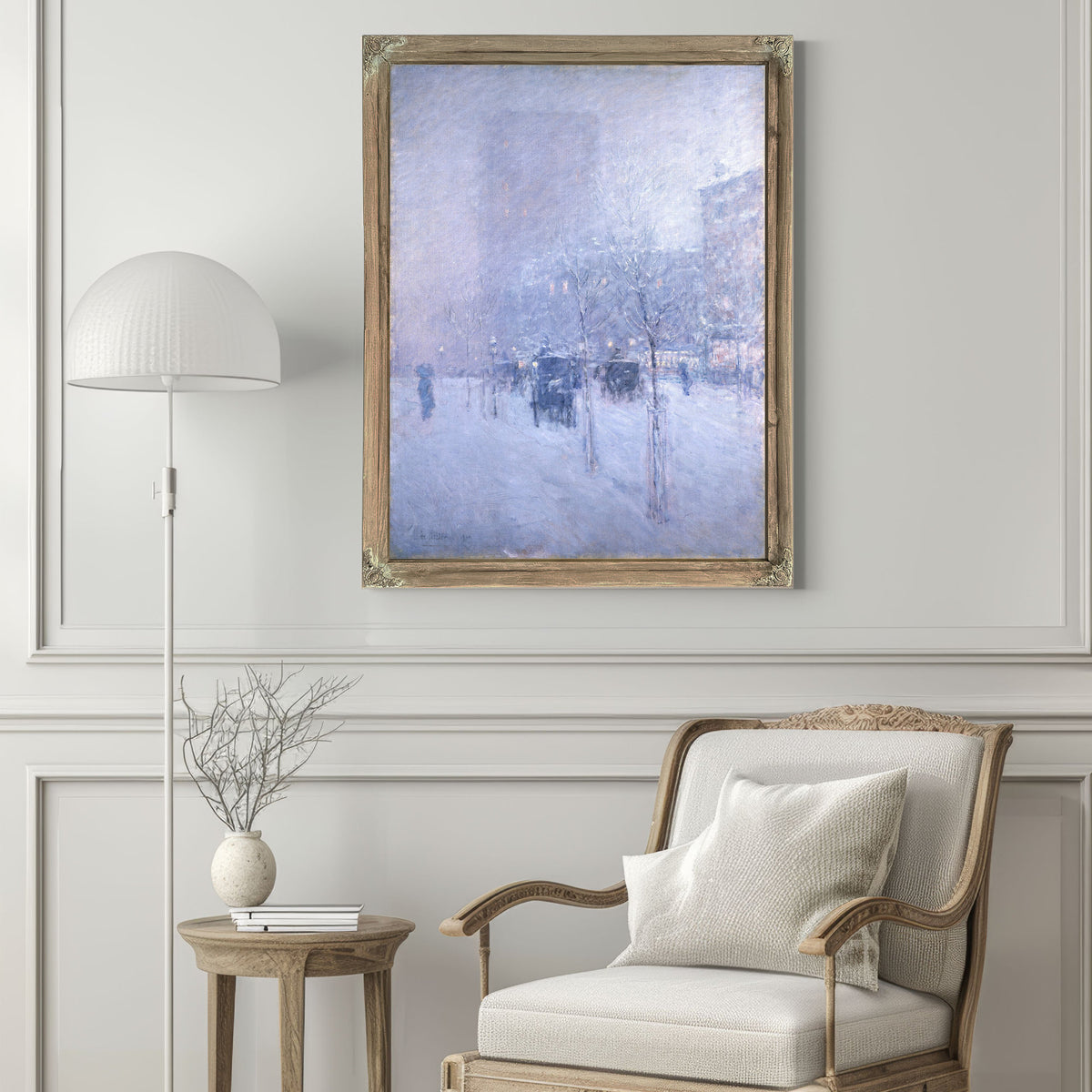 Late Afternoon New York Winter By Childe Hassam
