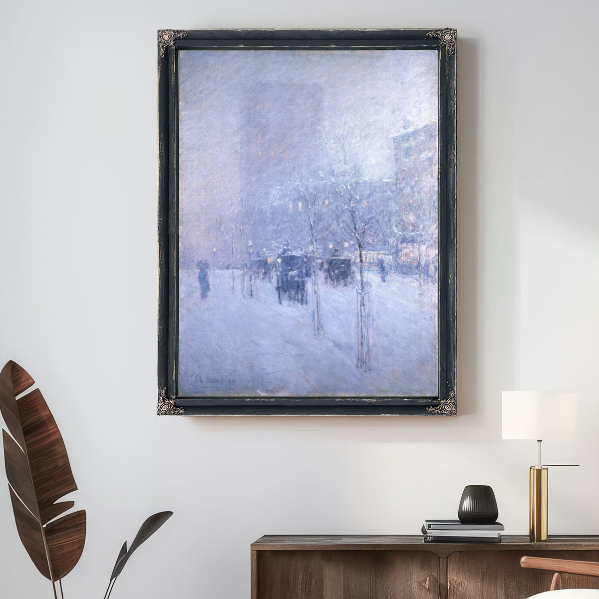 Late Afternoon New York Winter By Childe Hassam