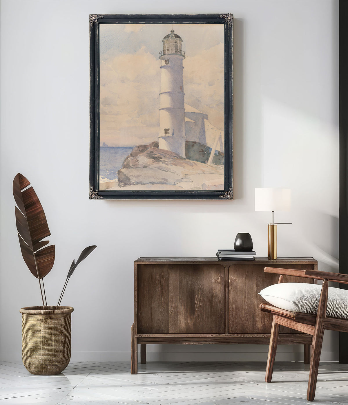Lighthouse Isle Shoals By Childe Hassam