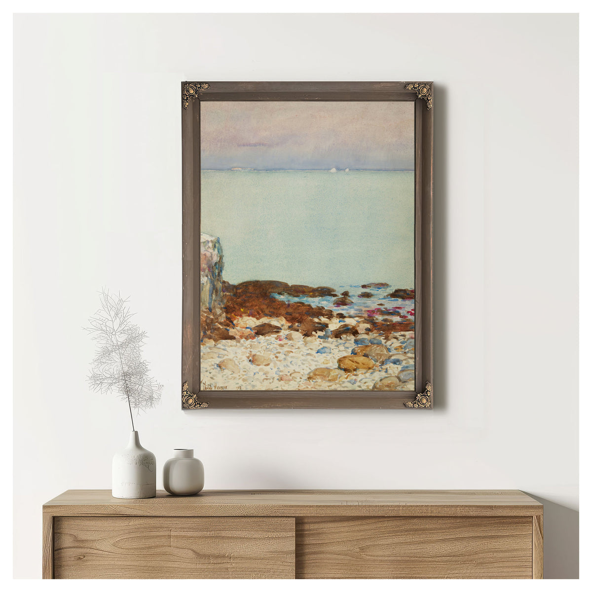 Low Tide Isles Shoals By Childe Hassam