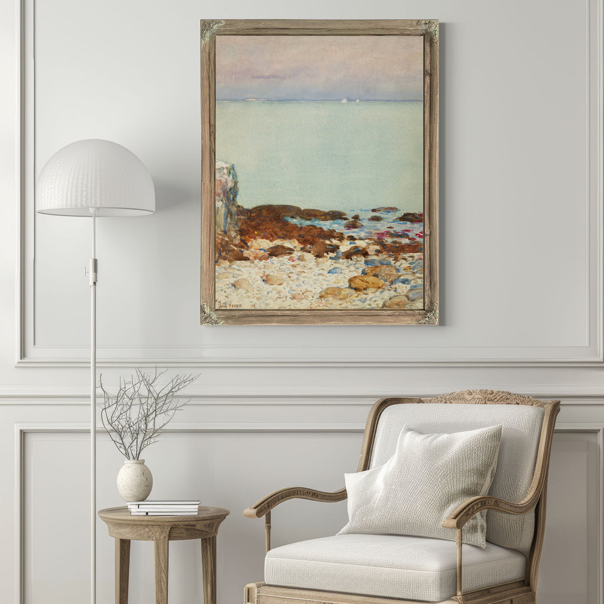 Low Tide Isles Shoals By Childe Hassam