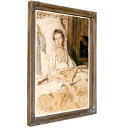 Maud Sewing By Childe Hassam