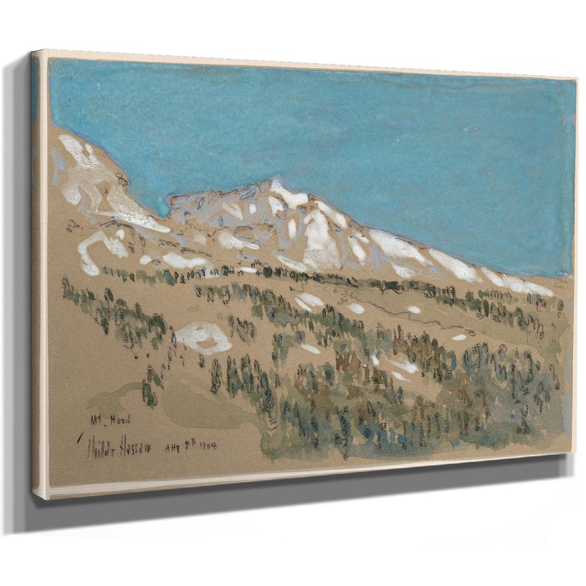 Mount Hoodoregon By Childe Hassam