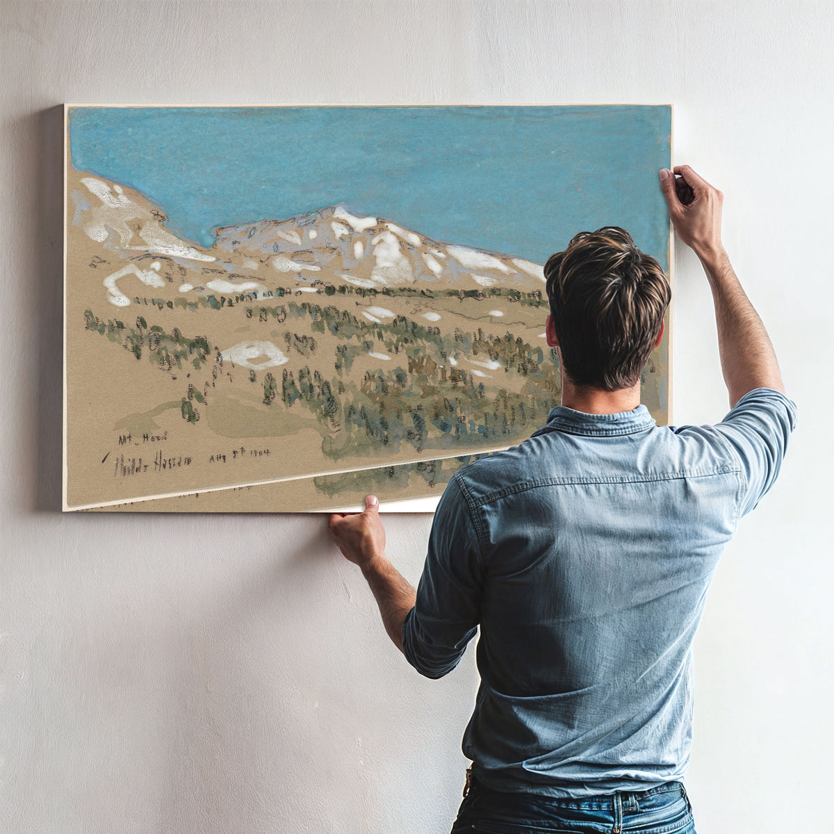 Mount Hoodoregon By Childe Hassam