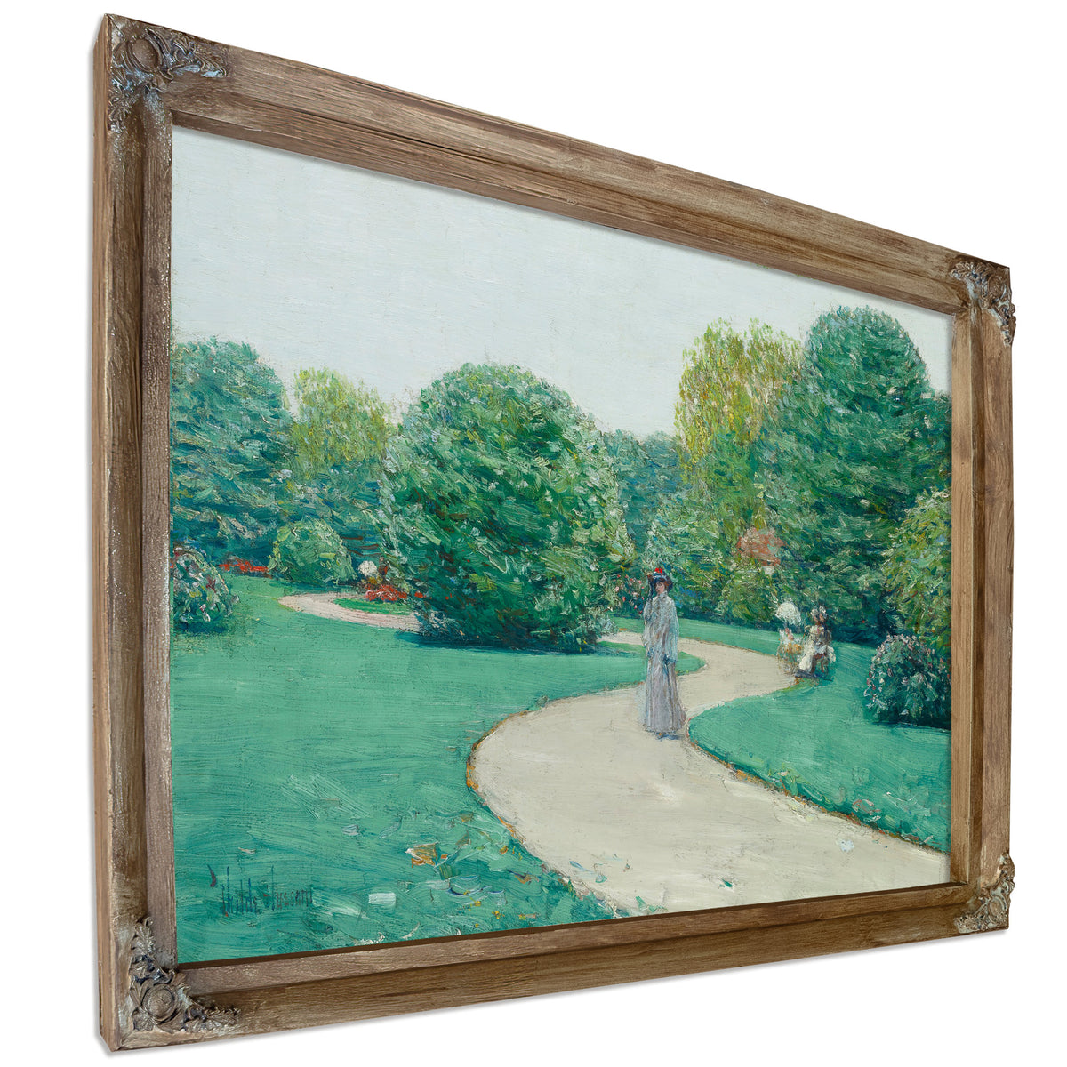 Parc Monceaux Paris By Childe Hassam